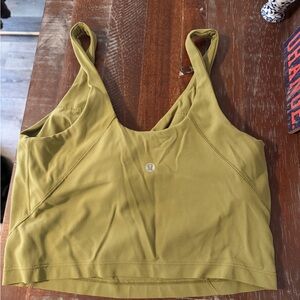 lululemon athletica Align olive green tank top